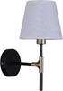 Миниатюра фото бра illumico il0185-1wsq-24 bk ab castor | 220svet.ru