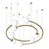 Миниатюра фото подвесная люстра loft it infinite 10155/800 gold | 220svet.ru