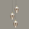 Миниатюра фото подвесной светодиодный светильник delight collection md24001012-3a brass/champagne | 220svet.ru