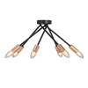 Миниатюра фото потолочная люстра vitaluce v3021-1/6pl | 220svet.ru