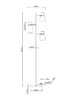 Миниатюра фото торшер moderli hadley v11006-f | 220svet.ru