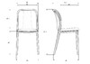 Миниатюра фото набор 2 шт стул обеденный dobrin adam lmzl-pp669-n2_p_black-13350 | 220svet.ru