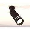 Миниатюра фото комплект накладного светильника ambrella light techno spot xm6343013 sbk/fr черный песок/белый матовый (a2210, c6343, n6236) | 220svet.ru