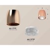 Миниатюра фото комплект накладного светильника ambrella light techno spot xs1144010 ppg/cl золото розовое полированное/прозрачный (c1144, n7191) | 220svet.ru