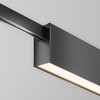 Миниатюра фото трековый магнитный светодиодный светильник maytoni basis flarity tr151-1-18w3k-b | 220svet.ru