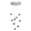 Миниатюра фото подвесная светодиодная люстра demarkt капелия 730010209 | 220svet.ru
