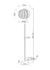 Миниатюра фото торшер moderli flake v11010-f | 220svet.ru