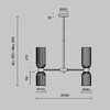 Миниатюра фото потолочная люстра maytoni antic mod302pl-10cg | 220svet.ru