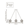 Миниатюра фото подвесная люстра lightstar acrile 737063 | 220svet.ru
