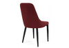 Миниатюра фото стул на металлокаркасе woodville kora wine red / black 15949 | 220svet.ru
