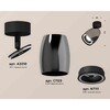 Миниатюра фото комплект накладного светильника ambrella light techno spot xm1123003 dch/sbk черный хром/черный песок (a2210, c1123, n7111) | 220svet.ru