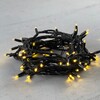 Миниатюра фото гирлянда нить 10м золотой, 75 led, провод черный каучук, ip65 ltc ll75-1-2gl | 220svet.ru
