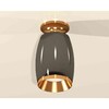 Миниатюра фото комплект накладного светильника ambrella light techno spot xs1123043 dch/pyg черный хром/золото желтое полированное (n6905, c1123, n7034) | 220svet.ru