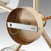 Миниатюра фото потолочная люстра lumion verdi 6587/5c золотой | 220svet.ru