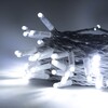 Миниатюра фото гирлянда нить с эффектом бегущий огонь 1,9м белая 24в, 160 led, провод белый пвх, ip54 ltc pst160-8-1w | 220svet.ru