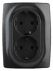 Миниатюра фото розетка эра 12 2x2p e schuko 16a 250v 12-2106-05 б0031232 | 220svet.ru