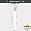 Миниатюра фото садовый светильник-столбик fumagalli carlo deco 800 dr3.575.000.axu1l | 220svet.ru