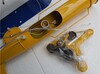 Миниатюра фото подвесная люстра самолет "желтый планер" | 220svet.ru