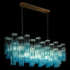 Миниатюра фото подвесная люстра loft it murano 10580/1000r clear blue | 220svet.ru