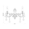 Миниатюра фото бра lucia tucci barletta w122.2 cream white | 220svet.ru