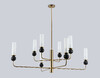 Миниатюра фото потолочная люстра на штанге ambrella light high light lh53264 | 220svet.ru