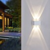 Миниатюра фото уличный настенный светодиодный светильник reluce 86856-9.2-001kt led4w wt | 220svet.ru