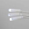 Миниатюра фото светодиодная гирлянда uniel без вилки белый uld-f90pro s5m-050/swk wh ul-00013243 | 220svet.ru