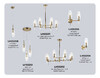 Миниатюра фото люстра на штанге ambrella light high light lh55201 | 220svet.ru