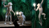 Миниатюра фото настольная лампа monkey lamp sitting | 220svet.ru