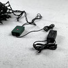 Миниатюра фото гирлянда нить с колпачком 15м разноцветная 220в, 100 led, провод черный каучук, ip65 ltc aug100cap-21-1eprgb | 220svet.ru