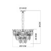 Миниатюра фото подвесная люстра arte lamp kapri a4078lm-6cc | 220svet.ru