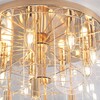 Миниатюра фото потолочная люстра eurosvet claire 60170 золото smart | 220svet.ru
