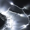 Миниатюра фото гирлянда нить с эффектом бегущий огонь 2,3м белая 24в, 190 led, провод белый пвх, ip54 ltc pst190-8-1w | 220svet.ru