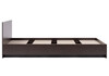 Миниатюра фото двуспальная кровать woodville адайн 160х200 венге / венге 507385 | 220svet.ru