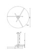 Миниатюра фото подвесная светодиодная люстра maytoni technical axis mod106cl-l40g3k | 220svet.ru