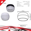 Миниатюра фото накладной светильник reluce technical 53008-9.5-001ct gx53 wt | 220svet.ru