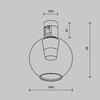 Миниатюра фото трековый магнитный светодиодный светильник maytoni bubble flarity tr148-1-3w3k-pt | 220svet.ru