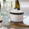 Миниатюра фото чайник фарфоровый mikasa luxe deco на 4 чашки, 1,1 л, белый kitchen craft | 220svet.ru