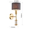 Миниатюра фото бра favourite laciness 2609-1w | 220svet.ru