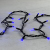 Миниатюра фото гирлянда нить 10м синяя 220в, 100 led, провод черный каучук, ip65 ltc ll100-1-2b | 220svet.ru