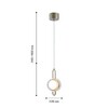 Миниатюра фото подвесной светодиодный светильник favourite yo-yo 4334-2p | 220svet.ru
