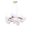 Миниатюра фото подвесная люстра lumina deco marsiada ldp 6033-15 md | 220svet.ru