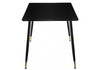 Миниатюра фото обеденная группа woodville миано black / gold 579062 | 220svet.ru