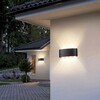Миниатюра фото уличный настенный светодиодный светильник reluce 86834-9.2-008kt led8*1w bk | 220svet.ru