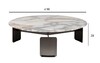 Миниатюра фото стол журнальный круглый мраморный garda decor 160kd-26500 | 220svet.ru