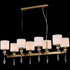 Миниатюра фото подвесная люстра illumico il5182-8lls-29 brass keltic | 220svet.ru