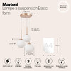 Миниатюра фото подвесной светильник maytoni basic form mod321pl-03g1 | 220svet.ru