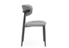 Миниатюра фото стул на металлокаркасе woodville lisbon серый / черный 15955 | 220svet.ru