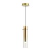 Миниатюра фото подвесной светодиодный светильник odeon light shiny 5062/5lb золотой | 220svet.ru