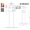Миниатюра фото подвесной светодиодный светильник st luce ralio sl1580.203.01 | 220svet.ru